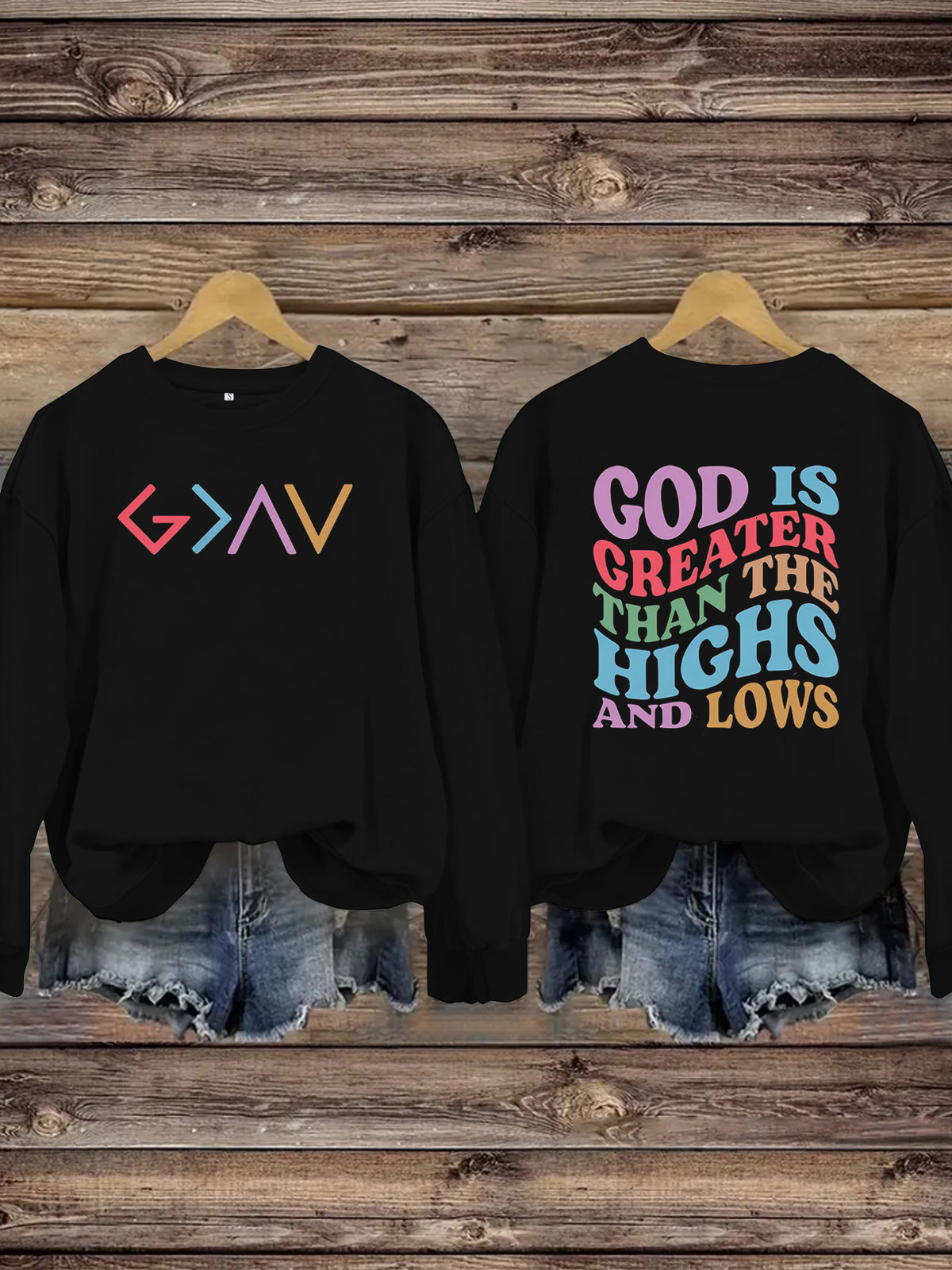 GOD IS GREEN sweatshirt