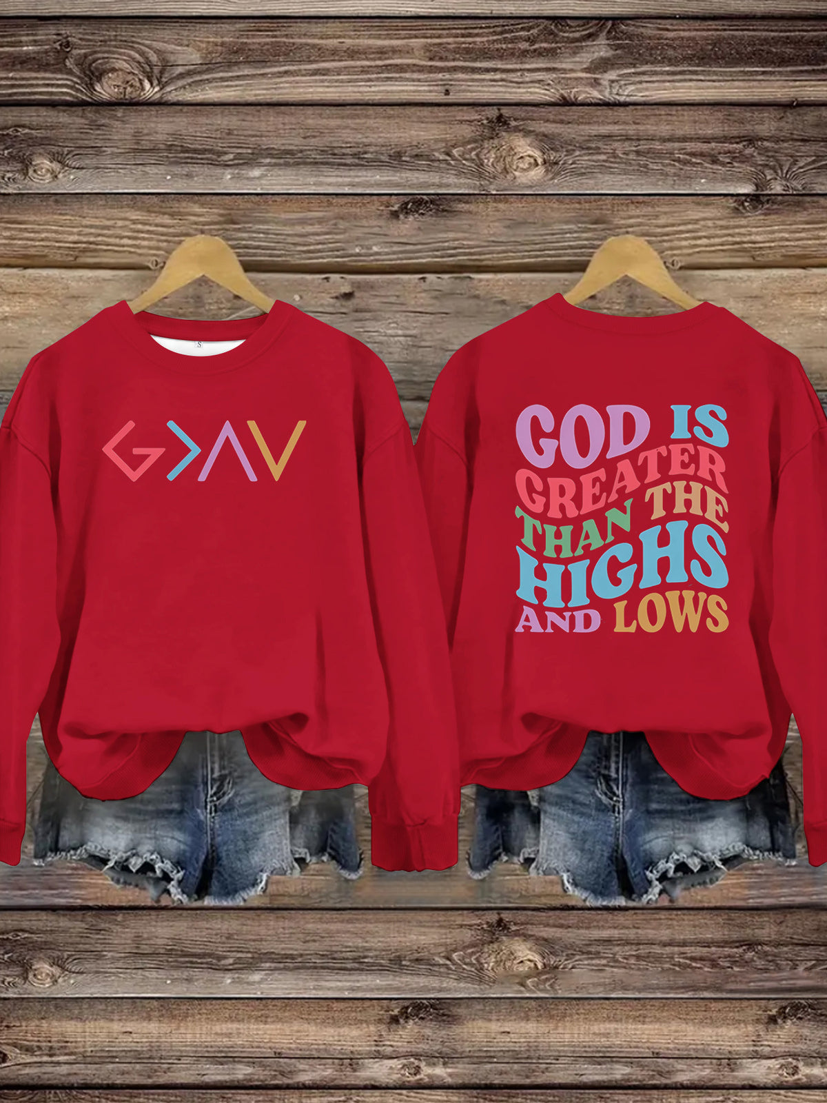GOD IS GREEN sweatshirt