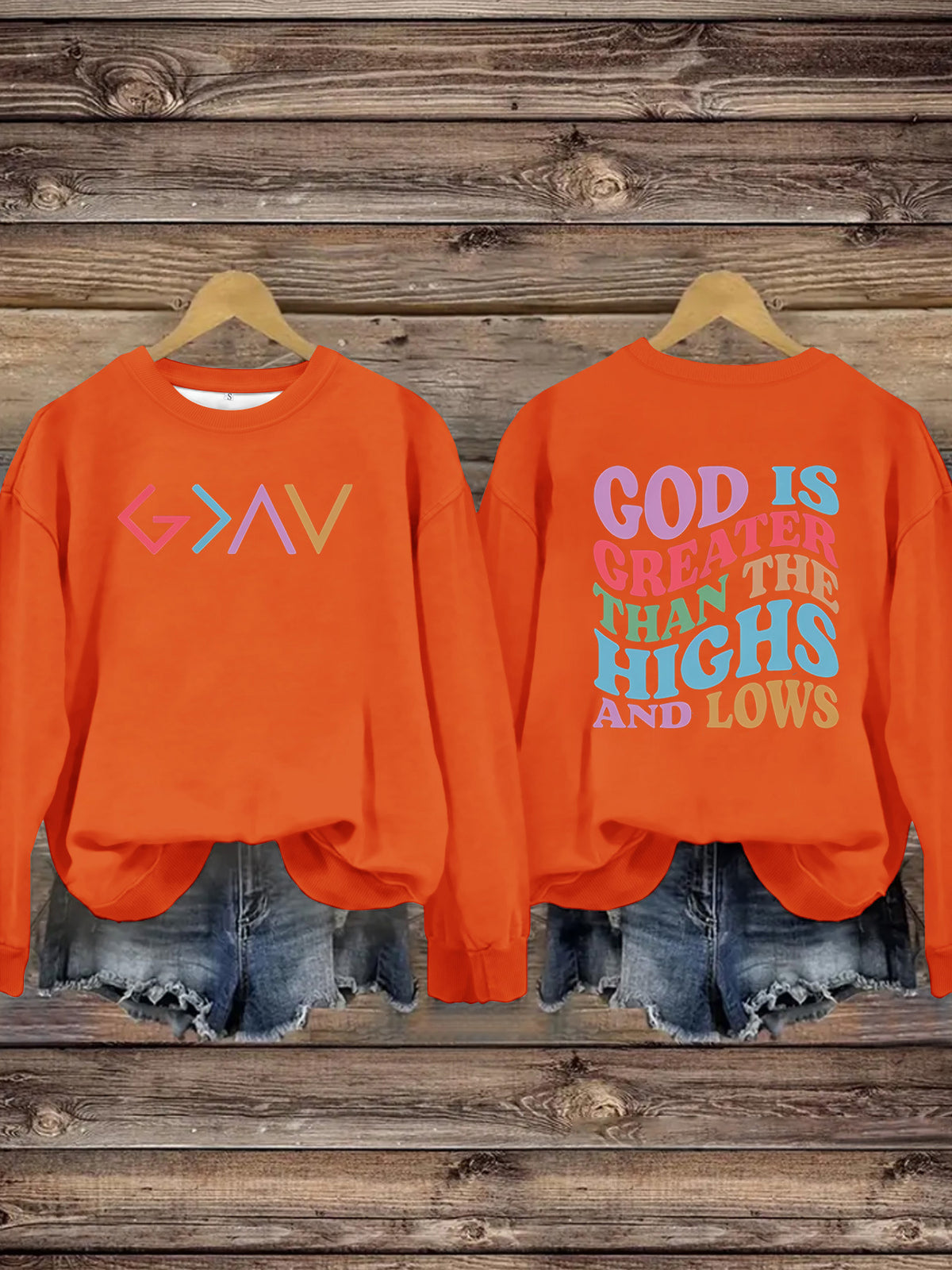 GOD IS GREEN sweatshirt