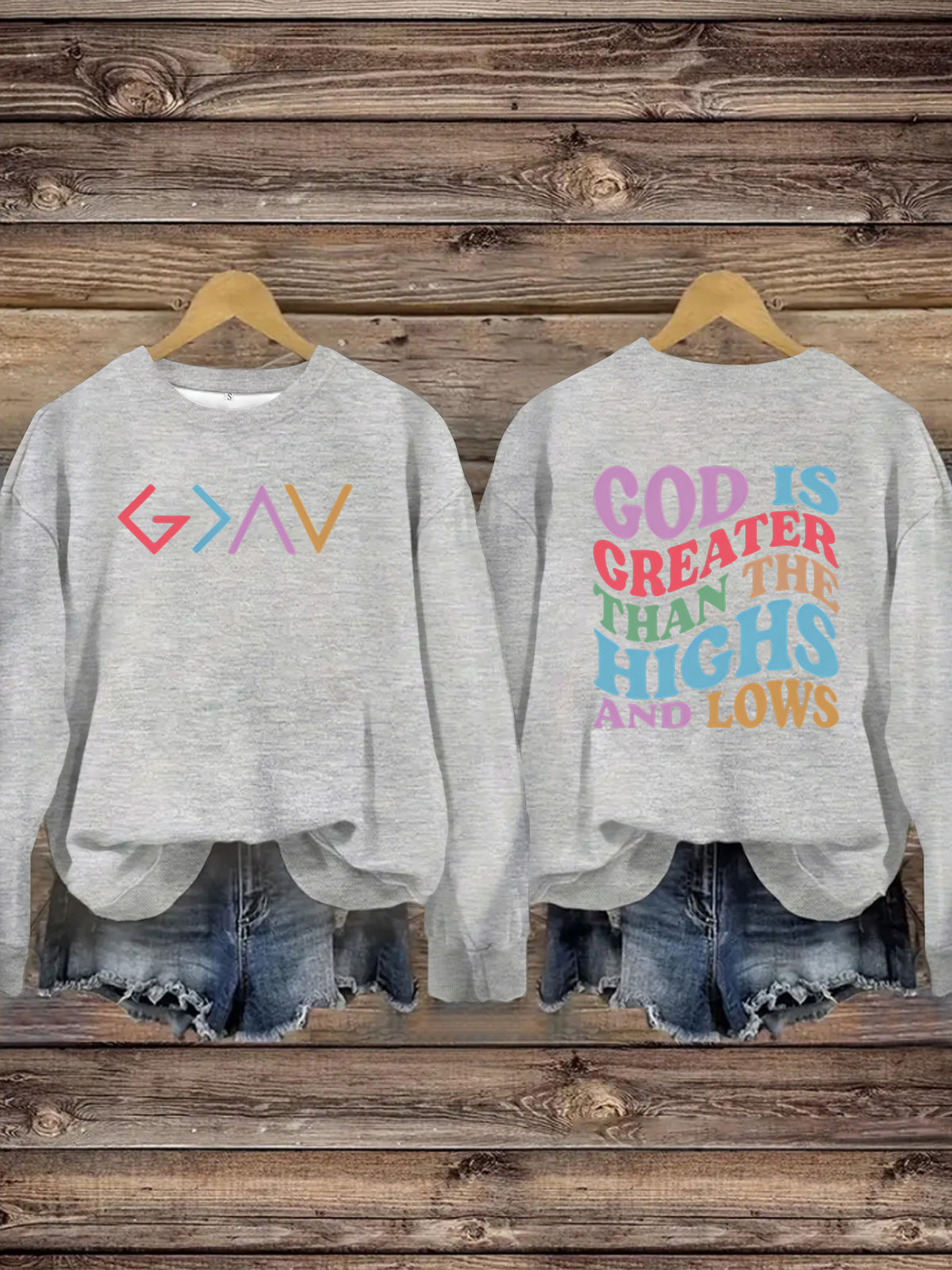GOD IS GREEN sweatshirt