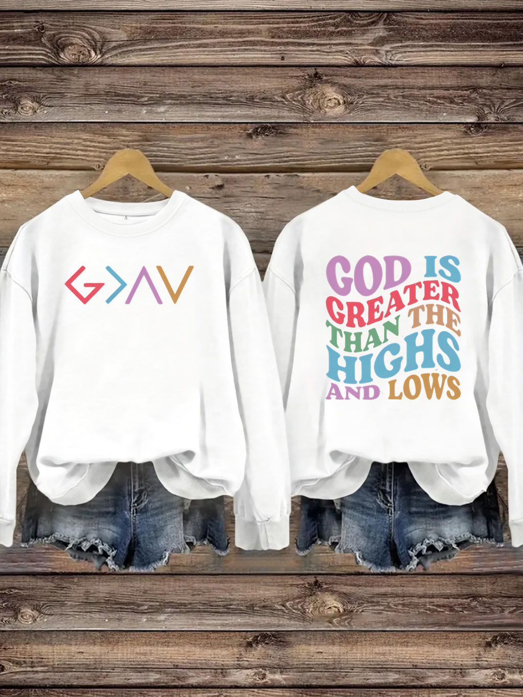 GOD IS GREEN sweatshirt