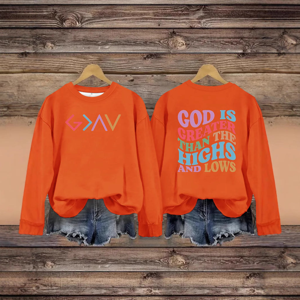 GOD IS GREEN sweatshirt