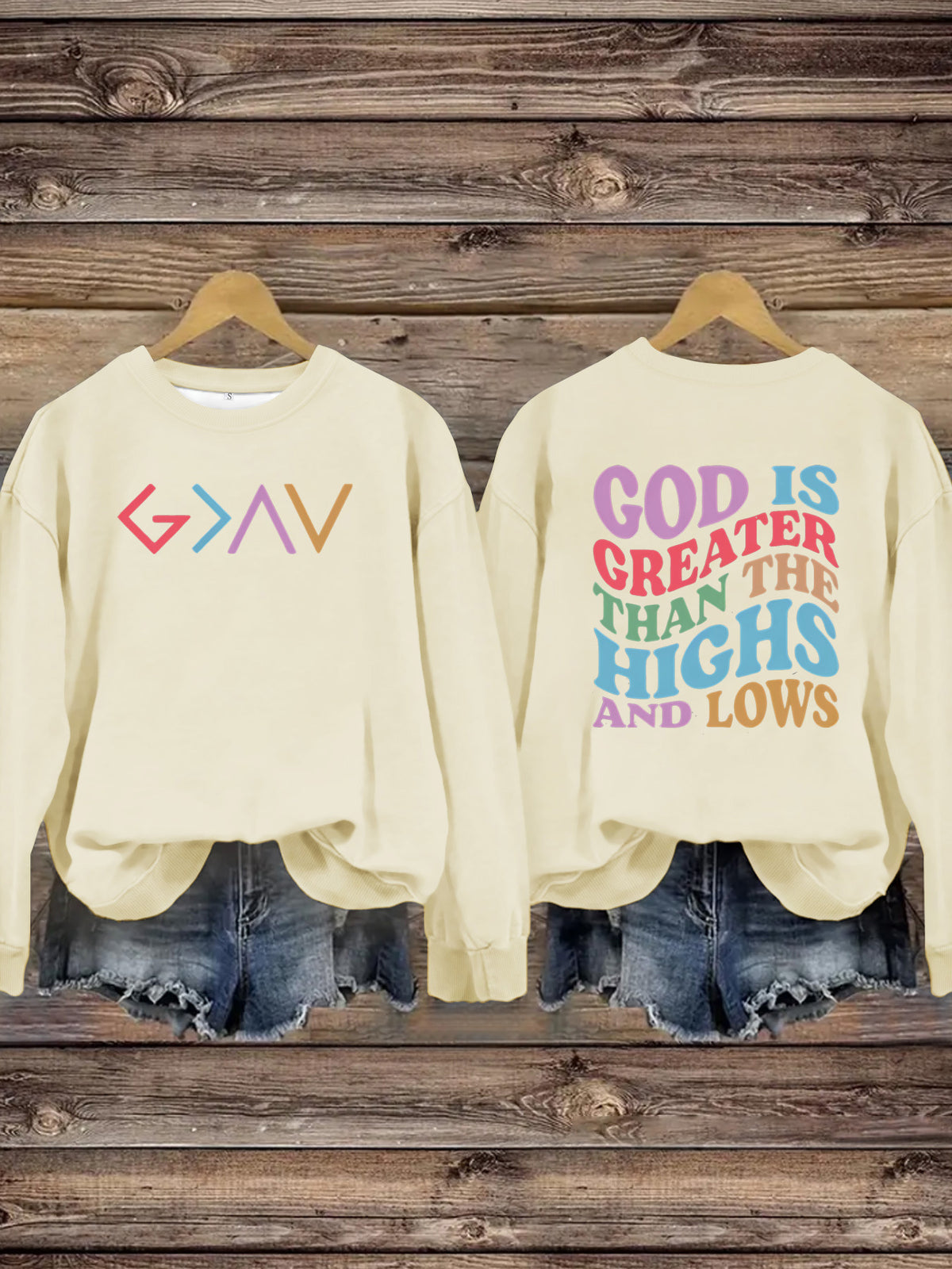 GOD IS GREEN sweatshirt