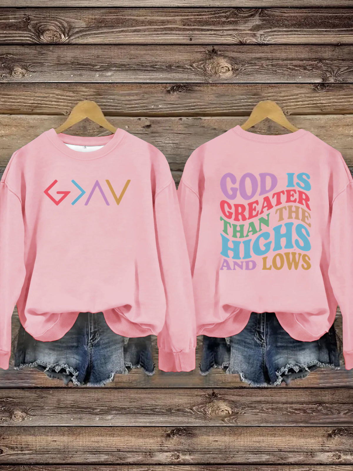GOD IS GREEN sweatshirt